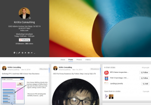 social media profile for machine shop marketing
