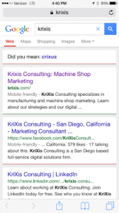 Search Results Page | Mobile-Friendly Tags