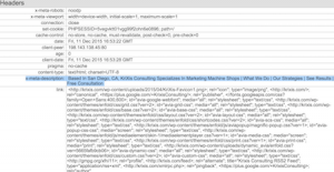 How SEO Centro Shows Meta Descriptions