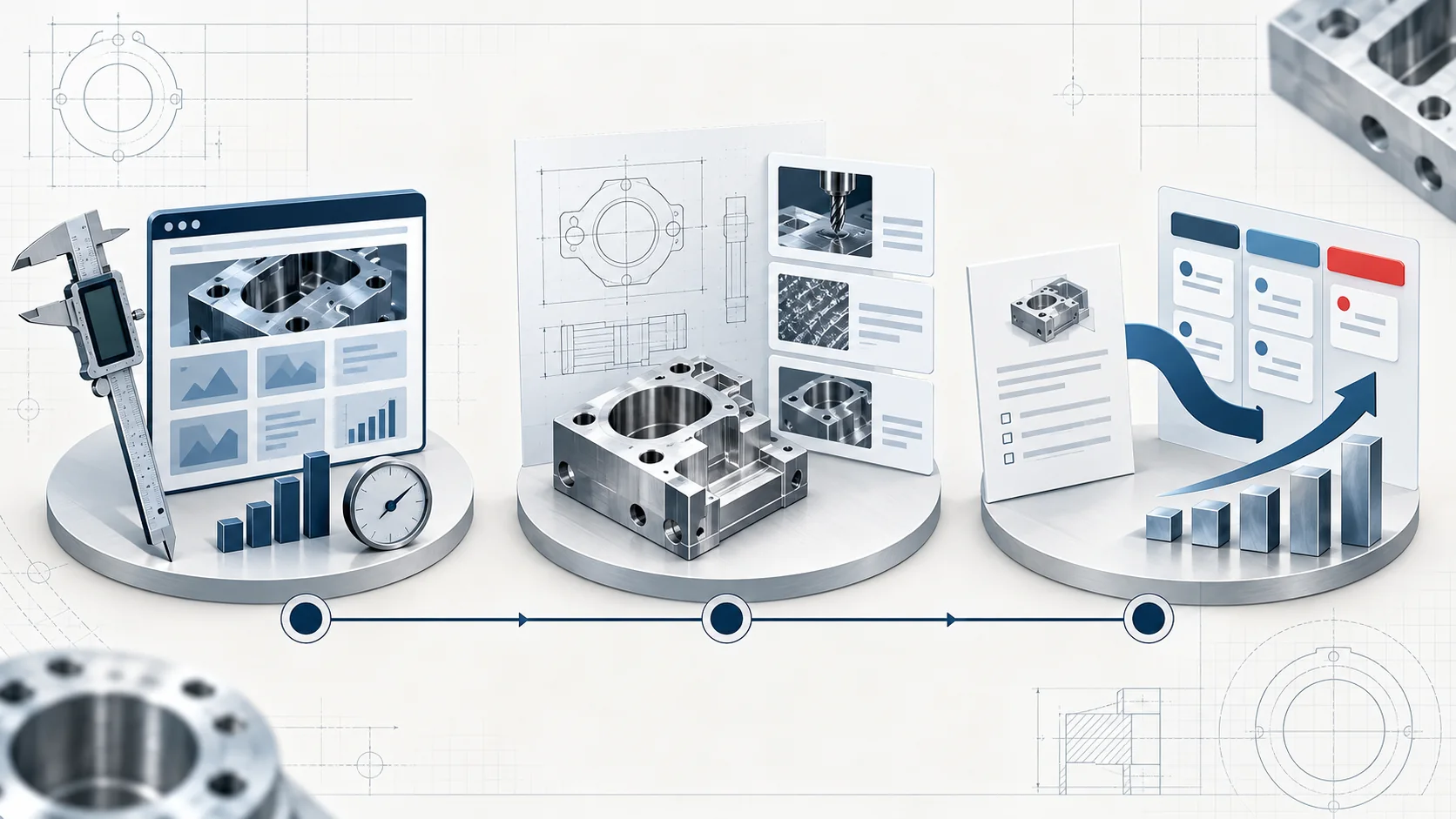 Ninety-day machine-shop SEO roadmap